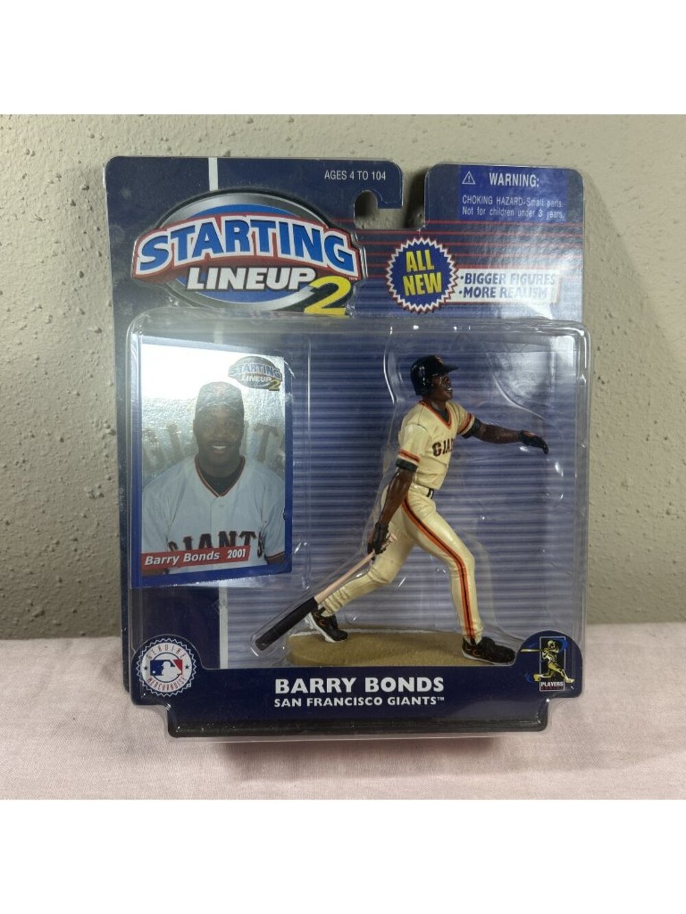 S.F.GIANTS Barry Bonds Cooperstown Collection Starting Lineup 2 Year 2000 Figure
